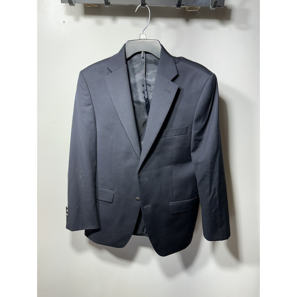 Michael Kors Suit Blazer Jacket Mens Size 36S Black Sportscoat Wool
